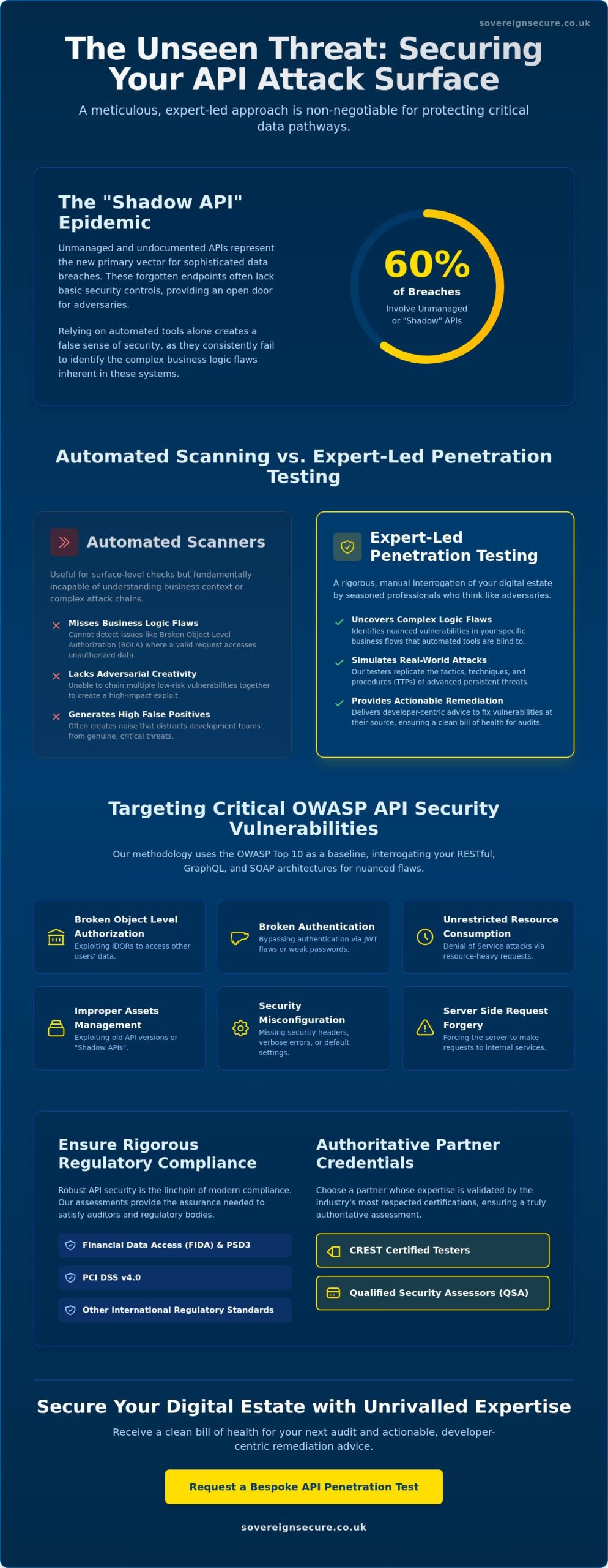 Bespoke API Penetration Testing Services for Enterprise Security